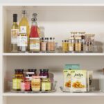 LAMU 3 Pack Lazy Susan Organizer Turntable for Cabinet, Rotating Condiment Organizer for Kitchen Pantry Organizers and Storage, Table Top, Fridge, Countertop, Spice Organization, 9.25'' 10.6'' 12'' - Image 4