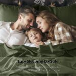 LBRO2M 100% Linen Sheet Set 16" Deep Pocket Queen Size,Bed Sheets 4 Piece Sets,Solid Color Natural Flax Bed Sheets Soft Breathable Bedding, All Season (Queen, Olive Green) - Image 8