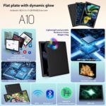 Tablet 10 inch Android 14, Octa-Core, 10GB RAM 64GB ROM 1TB Expandable, Widevine L1, 1280x800 IPS Touchscreen, BT 5.4, Dual Camera with Flash (Black) - Image 3