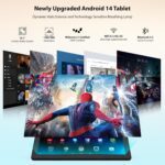 Tablet 10 inch Android 14, Octa-Core, 10GB RAM 64GB ROM 1TB Expandable, Widevine L1, 1280x800 IPS Touchscreen, BT 5.4, Dual Camera with Flash (Black) - Image 5