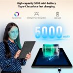 Tablet 10 inch Android 14, Octa-Core, 10GB RAM 64GB ROM 1TB Expandable, Widevine L1, 1280x800 IPS Touchscreen, BT 5.4, Dual Camera with Flash (Black) - Image 6