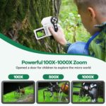 HP20 IPS Microscope for Kids: [3-in-1] [Easy and Fun] 2" Portable Handheld Microscope Miniscope, Pocket Mini Scope Educational Science Kit, Christmas Birthday Gifts for Kids, 32GB, White - Image 7