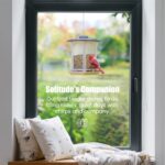 Solar Bird Feeders for Outdoors Hanging - Attract Wild Birds & Cardinals, Elegant Minimalist Design, Garden Décor, Unique Gift - Image 6