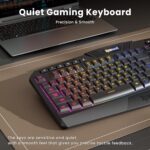 Redragon S101M-KS Gaming Keyboard and Mouse Wireless with Tri-Mode, RGB Keyboard and 4800 DPI Gaming Mouse, 10 Independent Multimedia Keys for Wins, PC, Computer, Wireless S101 Ideal for Gamer - Image 8