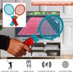 Orzly Switch Sports Games 2024 Accessories Bundle Pack for Nintendo Switch & Switch OLED with Tennis Rackets, Golf Clubs, Chambara Swords, Soccer Leg Straps & Joycon Grips - With Carry Bag - Image 3