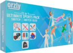 Orzly Switch Sports Games 2024 Accessories Bundle Pack for Nintendo Switch & Switch OLED with Tennis Rackets, Golf Clubs, Chambara Swords, Soccer Leg Straps & Joycon Grips - With Carry Bag - Image 10