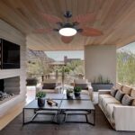 PHORUS 52 Inch Tropical Ceiling Fans with Lights and Remote,Outdoor Palm Leaf Ceiling Fan for Patios Porch Bedroom, Dimmable, 6 Speeds, Reversible, Dark Brown - Image 9