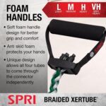 SPRI Braided Xertube Resistance Bands – Premium Exercise Band for Men & Women – Workout Equipment for Home Gym Fitness Training – Comfort Grip for Strength, Weights, and Resistance - Image 5