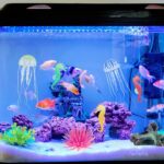 Lpraer 6 Pieces Glow Aquarium Ornaments Artificial Glow Floating Jellyfish Seahorse Anemones Silicone Simulation Fish Tank Decorations for Fish Tank - Image 8