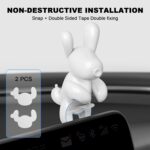 for Tesla Model Y 2026 Dog Mode Mini Screen Decoration Ornament Funny Decors Compatible with 2017-2026 Tesla Model 3 and New Model Y Juniper Interior Accessories (Gift Box) - Image 4