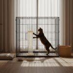 Aliceset 3 Pack Cat Scratching Post for Crate Cage 13 Inch Wooden Sisal Cage Mounted Scratching Post with Self Groomer and Massager for Grinding Claws and Climbing - Image 8