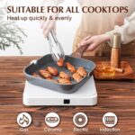 SENSARTE Nonstick Cookware Set 23-Piece, Non Stick Pots and Pans Set with Swiss Granite Coating, Healthy Kitchen Cooking Set, Stay-Cool Handles - Image 5