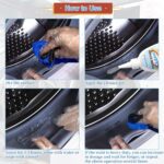 Black Stain Remover Gel Washing Machine Cleaner Housefold Stain Removal Gel for Front Loader Washer Grout Cleaner Kitchen Sink Showers Bathroom and Floor Tile 8Fl Oz（2-Pack） - Image 4