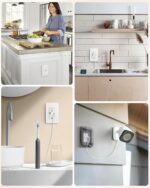 SURAIELEC 15 Amp GFCI Outlet with USB-C & USB-A Ports, Self-Test GFCI Electrical Outlet Combination with USB, Tamper-Resistant GFCI Outlet, Screwless Wall Plate Included, ETL Listed, White, 4-Pack - Image 8