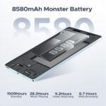 DOOGEE U11(2025) Android 15 Tablet with Keyboard,11 inch Android Tablet 16GB+128GB/2TB TF Octa-Core Gaming Tablets,90Hz Display,8580mAh,1080P,BT5.0+5G WiFi,13MP+5MP, Face ID,Metal Body - Image 6