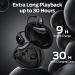 Monster Open Ear AC210 Headphones, Bluetooth 5.4 Earphones Stereo Sound, Wireless Headphones 30 Hours Playback, Type-C Charging, HD Clear Calls, Touch Control, IPX5 Waterproof Open Ear Earbuds,Black - Image 7