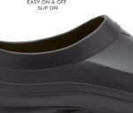 Avia Flame Men's Clogs, Slip Resistant Shoes for Men Food Service, Non Slip Restaurant and Chef Shoes Men Slip Resistant for Kitchen Work or Nursing, Black, Oil and Water Resistant - Image 4