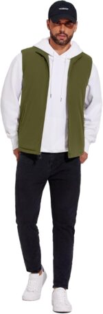 COOFANDY Men's Casual Outerwear Vest Lightweight Full-Zip Sleeveless Jacket Outdoor Hiking Travel Golf Vest with Pockets - Image 5