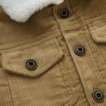 Toddler Baby Boys' Corduroy Jacket Sherpa Lined Lapel Baby jacket Warm and Thick Infant Coat Long - Image 5