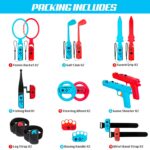 JoyHood Switch Sports Accessories Bundle Compatible with Switch/Switch OLED, 17-in-1 Family Sports Games Accessories Kit for Joy-Con Controller, Switch Sports Accessories for Kids & Adults - Image 3