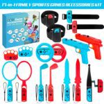 JoyHood Switch Sports Accessories Bundle Compatible with Switch/Switch OLED, 17-in-1 Family Sports Games Accessories Kit for Joy-Con Controller, Switch Sports Accessories for Kids & Adults - Image 9