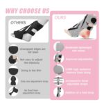 Plantar Fasciitis Night Splint, Night Splint Plantar Fasciitis for Women And Men, Upgrade Adjustable Splint Not Affect Sleep for Achilles Tendinitis Flat Arch Foot Drop (Gray) - Image 6