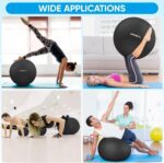 APEXUP Yoga Ball Exercise Ball Anti Slip Heavy Duty for Fitness, Balance & Core Workout - Image 9