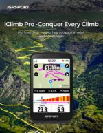 iGPSPORT BiNavi Bike Computer, 3.5‘’ Touch Screen Map Navigation Music Control Climb Tips, Wireless GPS Cycling Computer - Image 6