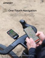 iGPSPORT BiNavi Bike Computer, 3.5‘’ Touch Screen Map Navigation Music Control Climb Tips, Wireless GPS Cycling Computer - Image 8