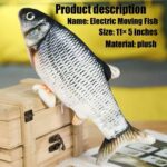 Electric Moving Fish Interactive Plush Toys - Image 3