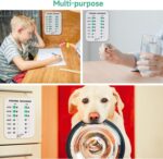 Pet Feeding Reminder for Dogs Cats, Magnetic Reminder Sticker Sign, AM/PM Daily Indication, Dog Accessories Helps You to Track Pet Feeding & Medication (White) - Image 4