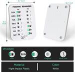 Pet Feeding Reminder for Dogs Cats, Magnetic Reminder Sticker Sign, AM/PM Daily Indication, Dog Accessories Helps You to Track Pet Feeding & Medication (White) - Image 5