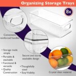 ClearSpace Plastic Pantry Organization and Food Storage Bin – Great Kitchen Organization and Kitchen Storage – Fridge Organizer Bins– 8 Pack - Image 3