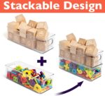 ClearSpace Plastic Pantry Organization and Food Storage Bin – Great Kitchen Organization and Kitchen Storage – Fridge Organizer Bins– 8 Pack - Image 5