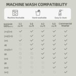 BESTSWEETIE 8x10 Area Rugs Machine Washable No Pile Non Slip Vintage Rugs for Living Room&Bedroom&Dinning Room Bohemian Distressed Carpet Indoor,Brick - Image 10