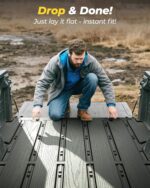 3W Trunk Bed Mat Fit for Silverado EV/GMC Sierra EV/Sierra EV Denali 2024 2025 All Weather TPE Custom Fit Bed Liner for Silverado EV/GMC Sierra EV/Sierra EV Denali - Image 4