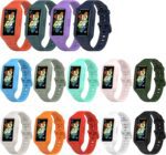 Compatible with Huawei Band 10 Replacement Wrist Strap - Replacement TPE Wrist Watch Band Strap Compatible with Huawei Band 10/9/8/7(Black) - Image 6