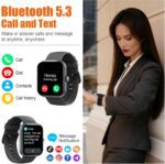Smart Watch for Men Women (Answer/Make Call), 2025 1.83" HD Touchscreen Fitness Tracker, 110+ Sport Modes, Fitness Watch with Heart Rate/Sleep Monitor/Step, IP68 Waterproof Smartwatch for Android iOS - Image 3