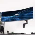 VIVO Premium Ultrawide Monitor Counterbalance Wall Mount for up to 49 inch Screens, Holds 44 lbs, Full Motion, Max VESA 100x100, Black, MOUNT-V101V - Image 3