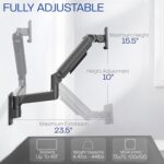 VIVO Premium Ultrawide Monitor Counterbalance Wall Mount for up to 49 inch Screens, Holds 44 lbs, Full Motion, Max VESA 100x100, Black, MOUNT-V101V - Image 4
