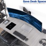 VIVO Premium Ultrawide Monitor Counterbalance Wall Mount for up to 49 inch Screens, Holds 44 lbs, Full Motion, Max VESA 100x100, Black, MOUNT-V101V - Image 5