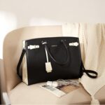 BOSTANTEN Briefcase for Women 15.6 Inch Genuine Leather Laptop Briefcase Shoulder Work Tote Bag Purse - Image 6
