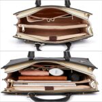 BOSTANTEN Briefcase for Women 15.6 Inch Genuine Leather Laptop Briefcase Shoulder Work Tote Bag Purse - Image 9