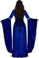 Spooktacular Creations Renaissance Costume Women, Velvet Medieval Dress for Women, Irish Renaissance Dress for Halloween - Image 5
