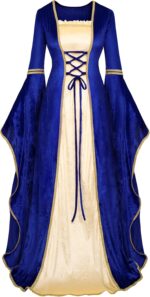 Spooktacular Creations Renaissance Costume Women, Velvet Medieval Dress for Women, Irish Renaissance Dress for Halloween - Image 9