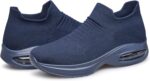 DOUSSPRT Womens Walking Shoes Sock Casual Ladies Fashion Sneakers Comfortable Slip On Air Cushion Platform - Image 4