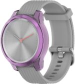 FitTurn [5Pack] Clear Style Protector Compatible with Garmin Vivomove 3S Case Cover Ultra-Slim TPU Protective Case - Image 5