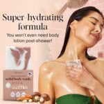 Kitsch Shea Butter Exfoliating Body Wash Bar – Moisturizing Bar Soap & Gentle Soap Bar with Plant-Based Exfoliants – Hydrates, Softens & Soothes Skin – Paraben, Silicone & Sulfate-Free - 4 oz - Image 4