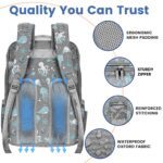 PILLANI Baby Diaper Bag Backpack - Large Bag for Boys & Girls, Waterproof Diaper Backpack - Travel Diaper Bags w/Changing Pad, Baby Registry Search & Shower Gifts - Essentials Must Haves Newborn Stuff - Image 7