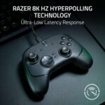 Razer Wolverine V3 Tournament Edition 8K PC Wired Gaming Controller: 8000 Hz Polling Rate - TMR Thumbsticks w/Swappable Caps - Ergonomic Design - 6 Remappable Buttons - Fast Triggers - Black - Image 3
